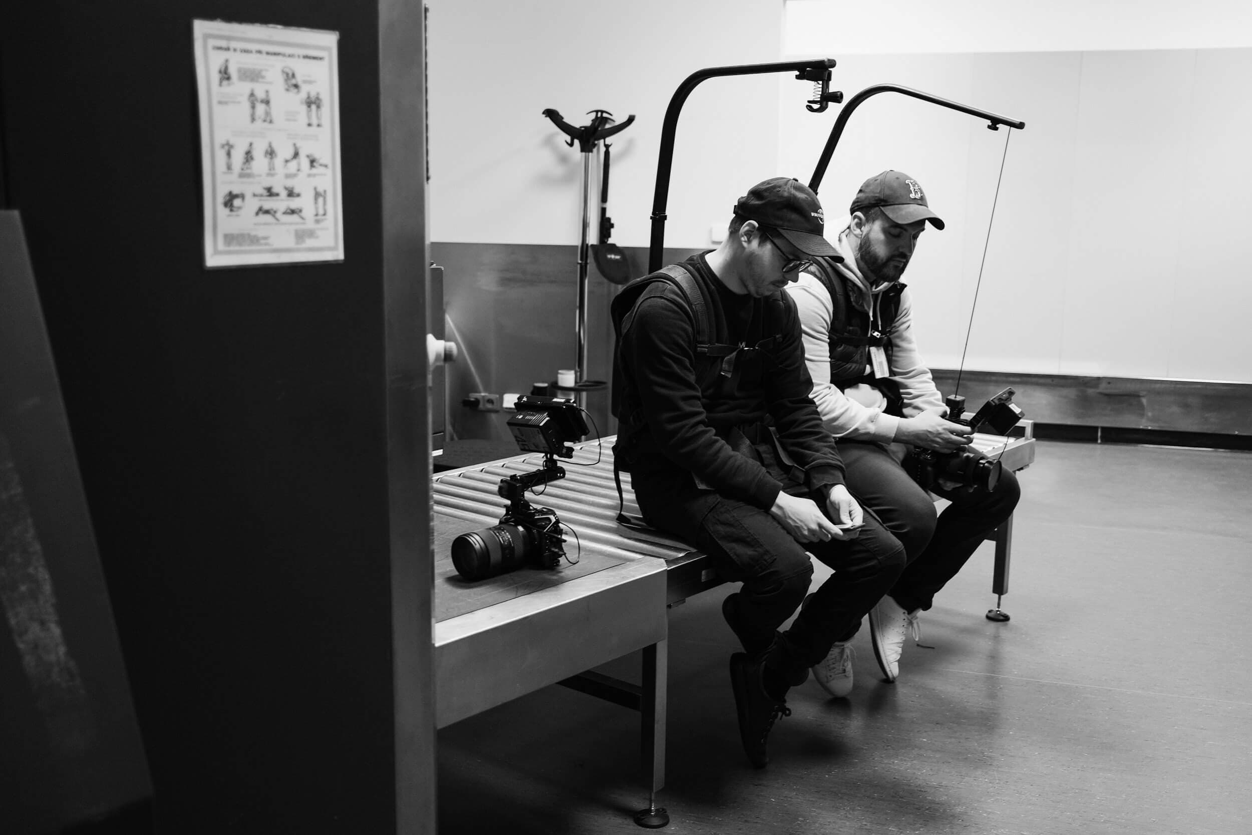 Behind the scenes — Náborec for Prague Airport, directed by Martin Marko
