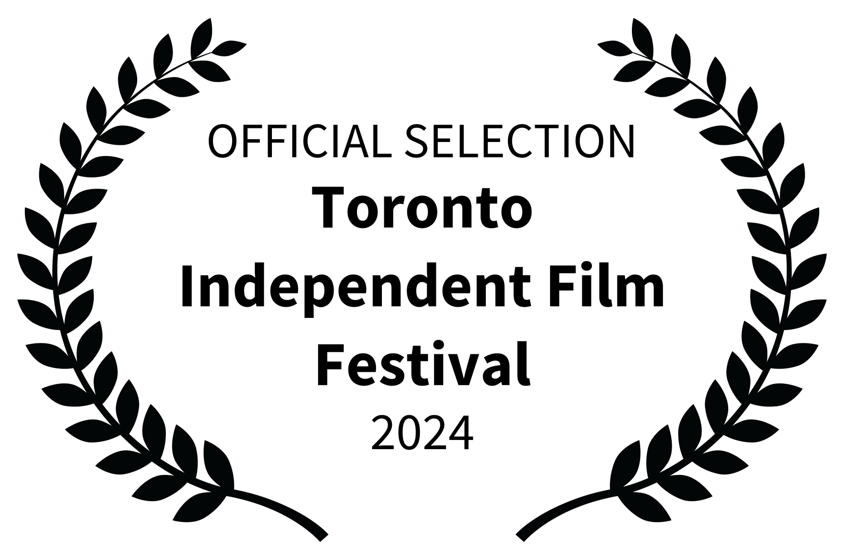 Award laurel — OFFICIAL SELECTION Toronto Independent Film Festival 2024 — At Sea short film directed by Martin Marko
