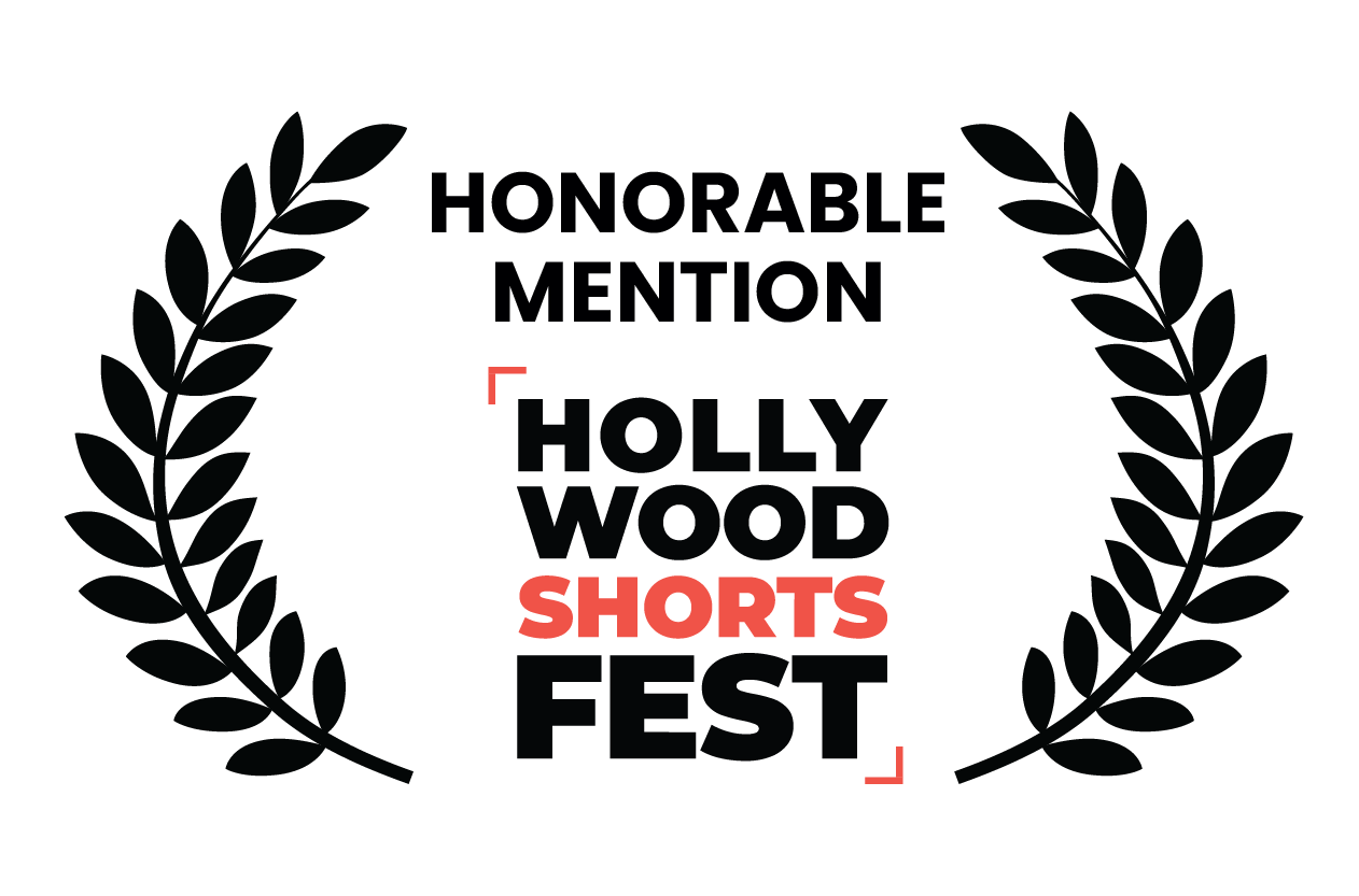 Award laurel — hollywoodshorts black — At Sea short film directed by Martin Marko