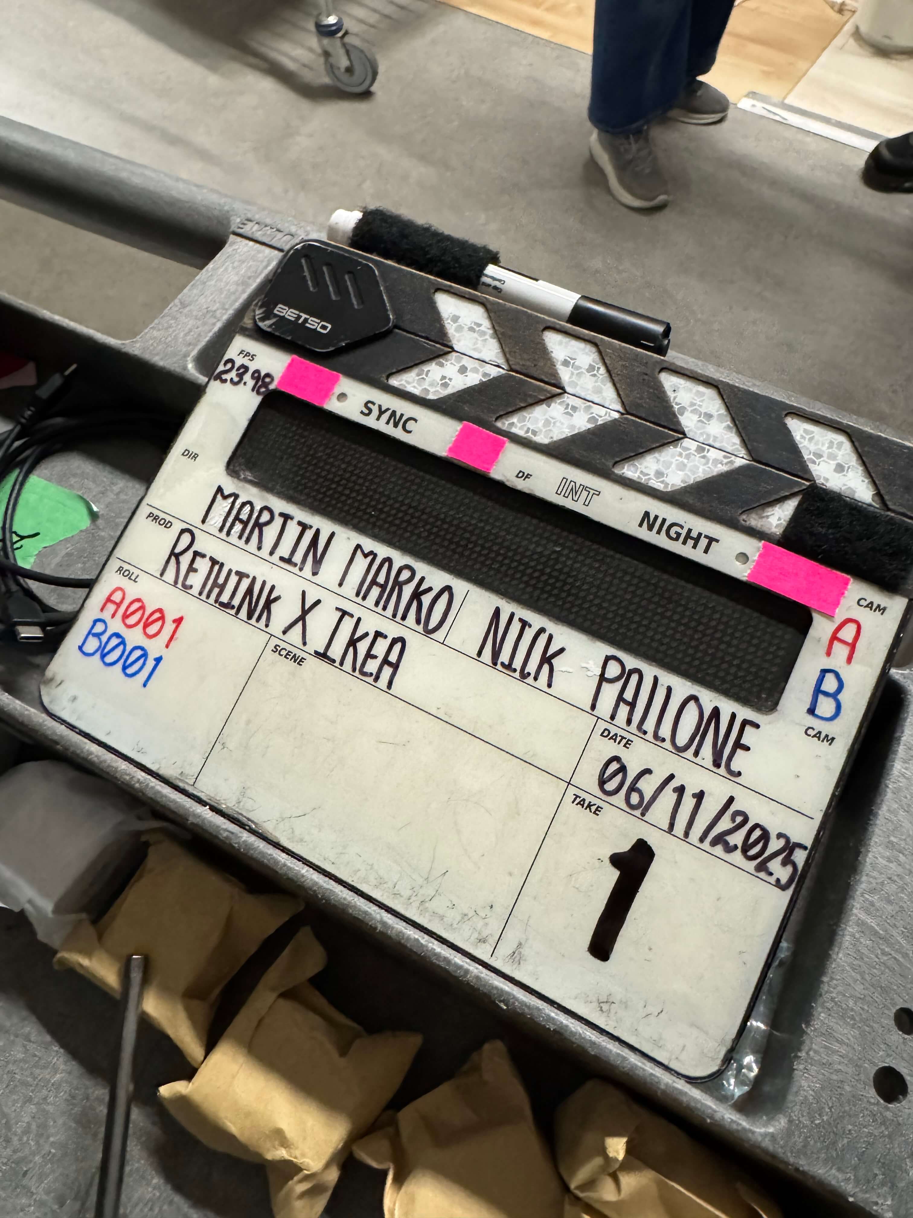Behind the scenes on IKEA Sleep Talk Reviews campaign, directed by Martin Marko