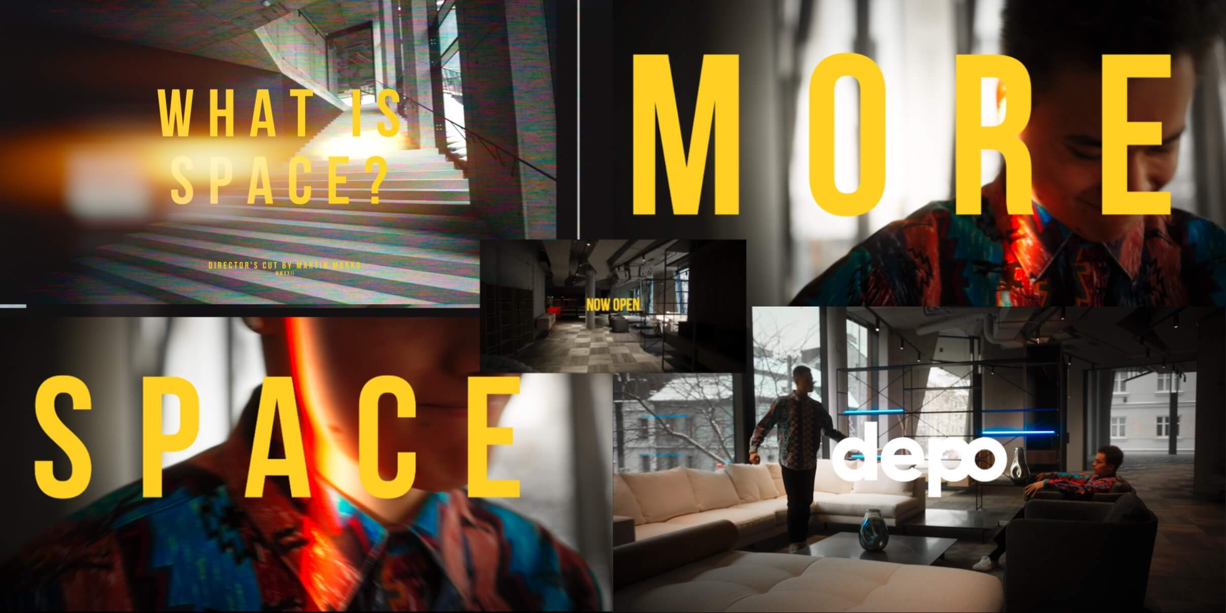 Behind the scenes — What is Space? for Depo, directed by Martin Marko